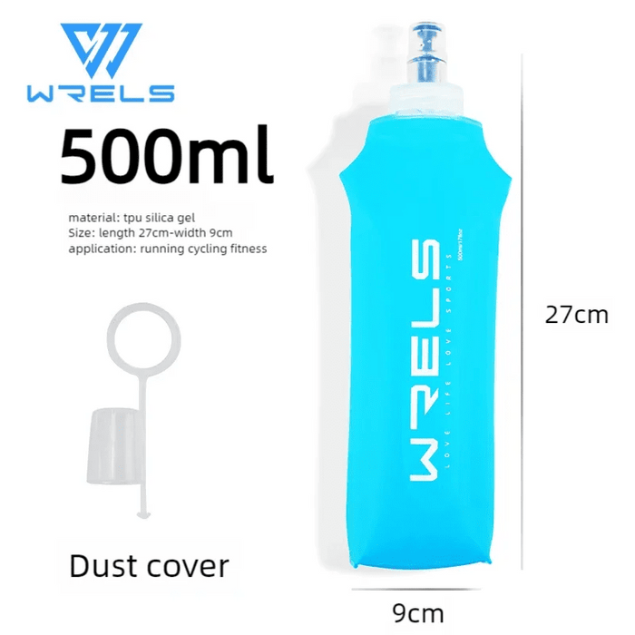 Lekvrije High Flow Soft Flask – Opvouwbare Sport Waterfles – Ultra - Lichtgewicht TPU Drinkfles voor Wielrennen & Hardlopen - Bivakshop
