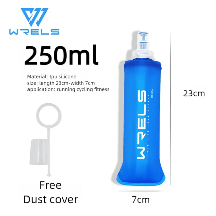 Lekvrije High Flow Soft Flask – Opvouwbare Sport Waterfles – Ultra - Lichtgewicht TPU Drinkfles voor Wielrennen & Hardlopen - Bivakshop