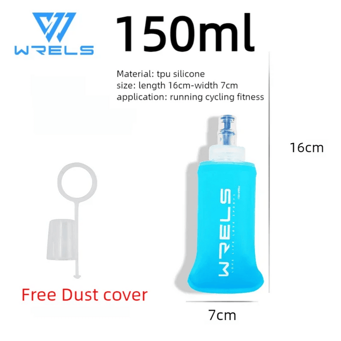 Lekvrije High Flow Soft Flask – Opvouwbare Sport Waterfles – Ultra - Lichtgewicht TPU Drinkfles voor Wielrennen & Hardlopen - Bivakshop
