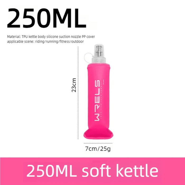 Lekvrije High Flow Soft Flask – Opvouwbare Sport Waterfles – Ultra - Lichtgewicht TPU Drinkfles voor Wielrennen & Hardlopen - Bivakshop