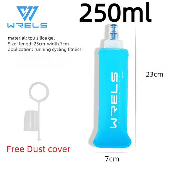 Lekvrije High Flow Soft Flask – Opvouwbare Sport Waterfles – Ultra - Lichtgewicht TPU Drinkfles voor Wielrennen & Hardlopen - Bivakshop