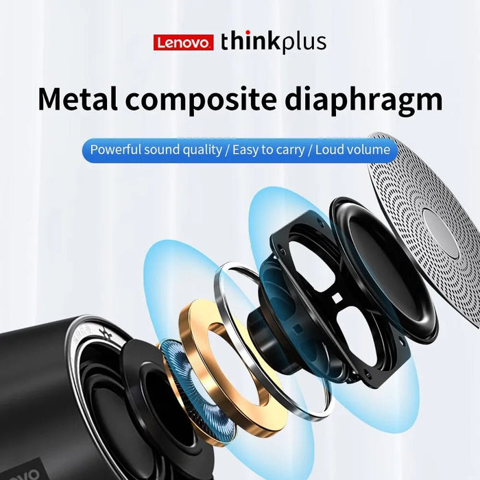 Lenovo K3 Pro Bluetooth Speakers Outdoor Portable Wireless Loudspeaker Music Player With Microphone HiFi Stereo Sound Subwoofer - Bivakshop