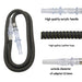 Leren waterpijpslang met acryl handvat - Shisha accessoires voor bars en feestjes - Bivakshop