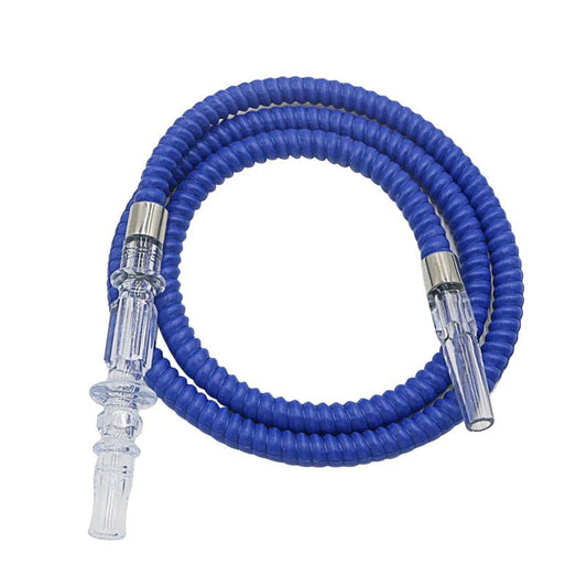 Leren waterpijpslang met acryl handvat - Shisha accessoires voor bars en feestjes - Bivakshop