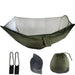 Lichtgewicht hangmat met muskietennet – parachutestof 250×120 cm - Bivakshop