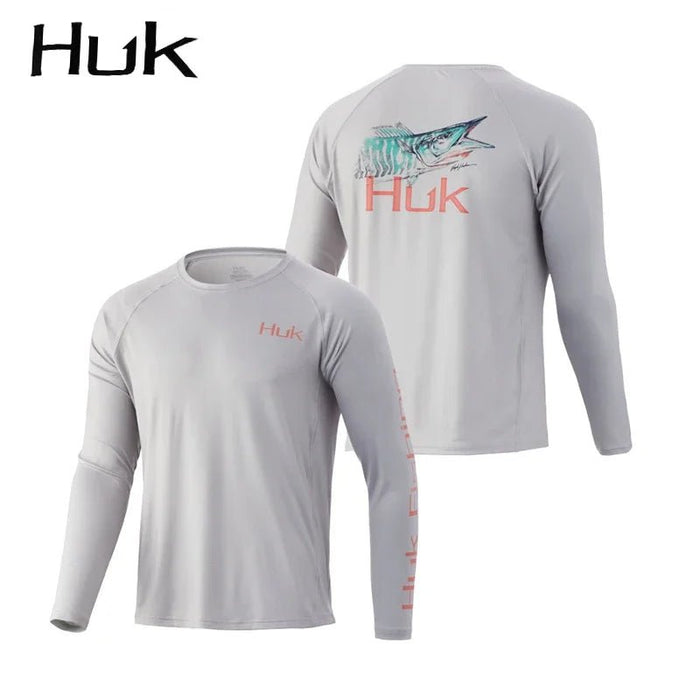 Lichtgewicht visshirt met lange mouwen – Ademend & UV - beschermend UPF 50 zomer shirt voor outdoor sport - Bivakshop