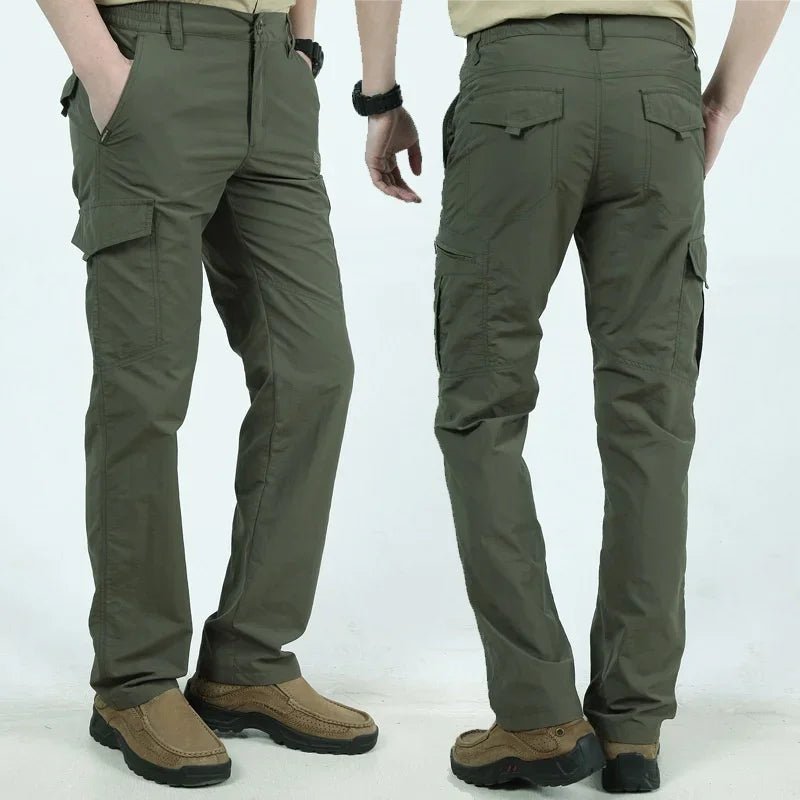 Lichtgewicht waterdichte cargobroek - Sneldrogende ademende hikingbroek voor mannen - Bivakshop