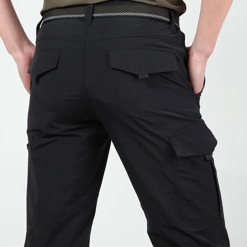 Lichtgewicht waterdichte cargobroek - Sneldrogende ademende hikingbroek voor mannen - Bivakshop