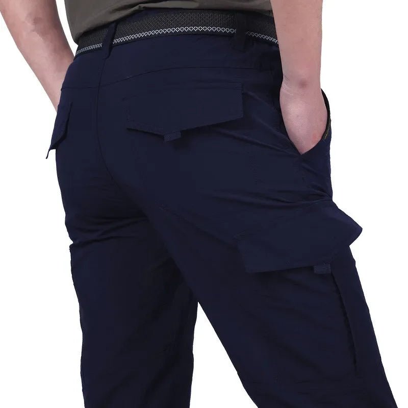 Lichtgewicht waterdichte cargobroek - Sneldrogende ademende hikingbroek voor mannen - Bivakshop
