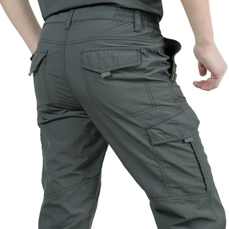 Lichtgewicht waterdichte cargobroek - Sneldrogende ademende hikingbroek voor mannen - Bivakshop