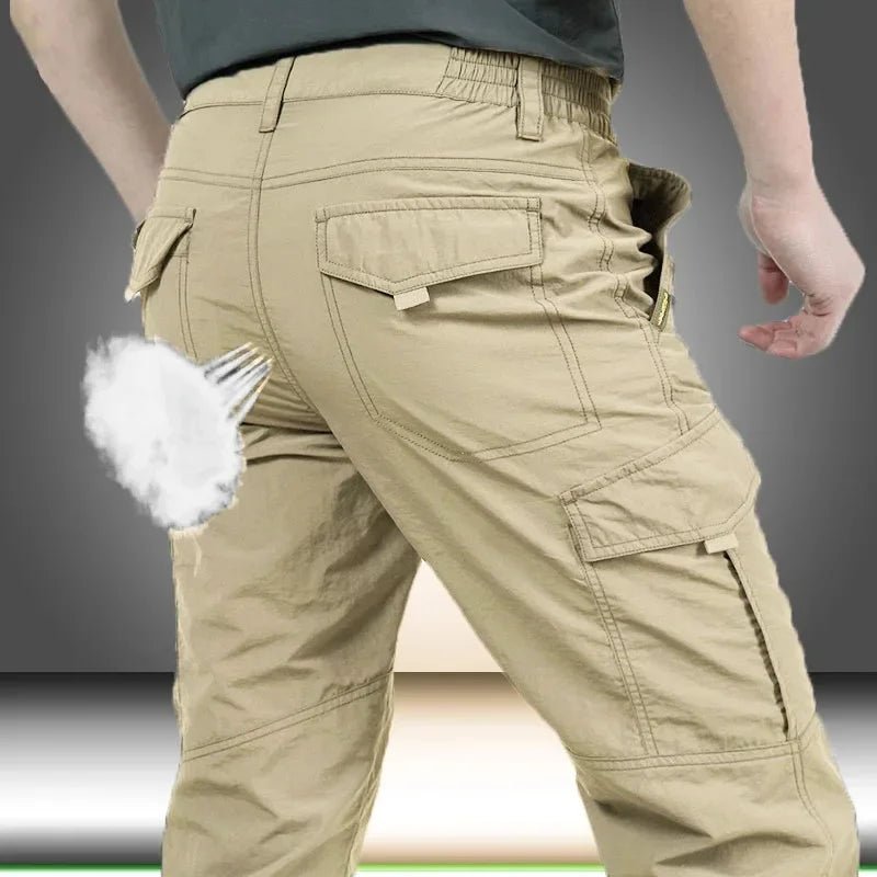 Lichtgewicht waterdichte cargobroek - Sneldrogende ademende hikingbroek voor mannen - Bivakshop