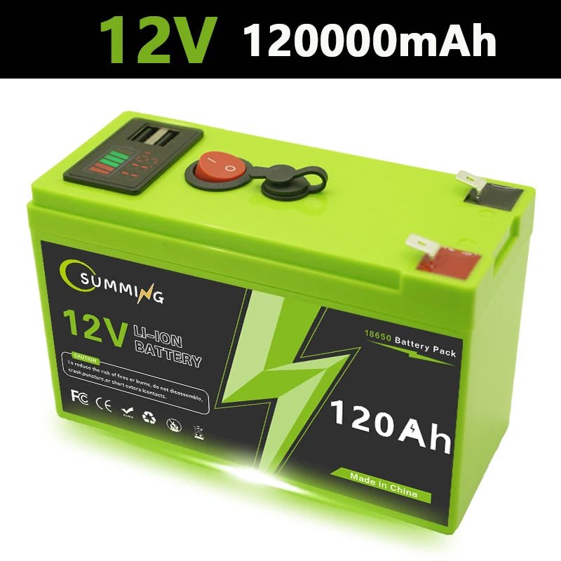 LiFePO4 accu 12V krachtige energieopslag met BMS