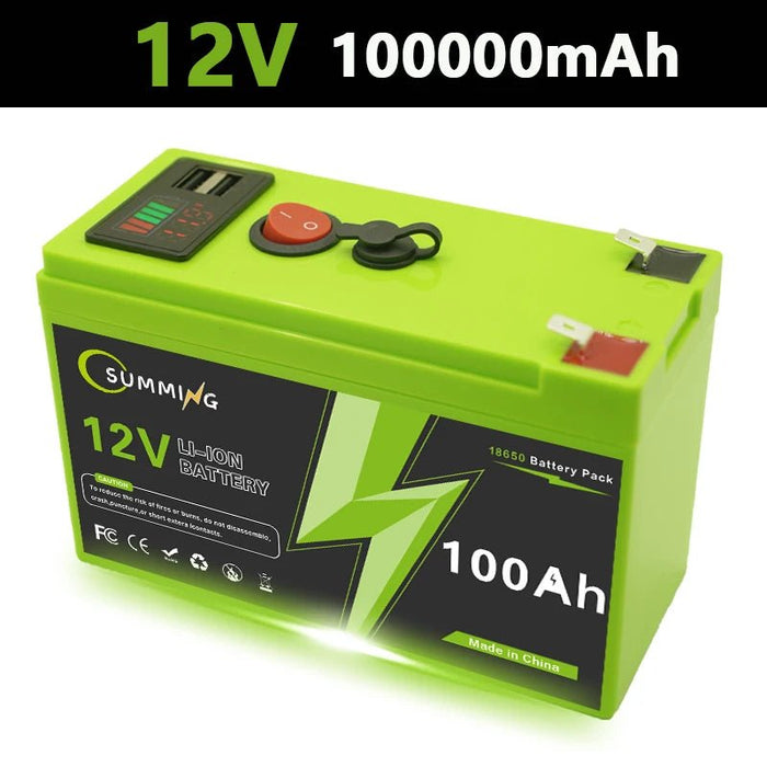 LiFePO4 Accu – 12V 150Ah – Oplaadbaar – 4000+ Cycli met BMS - Bivakshop