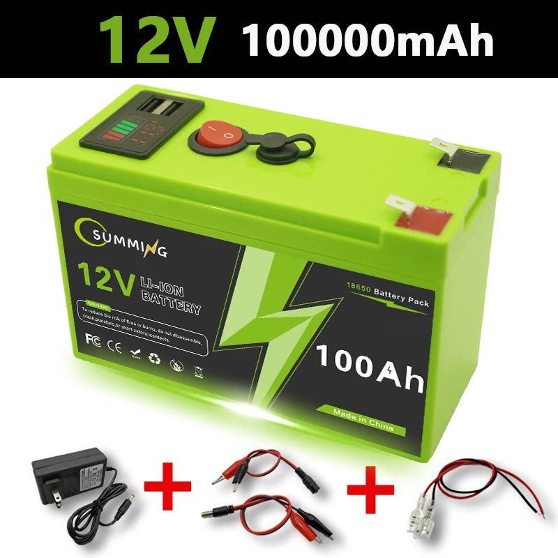 LiFePO4 accu 12V krachtige energieopslag met BMS