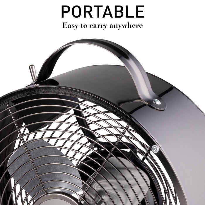 Lifetime Air - Compacte Tafelventilator – 20 cm – 20W – Energiezuinige Bureauventilator - Bivakshop