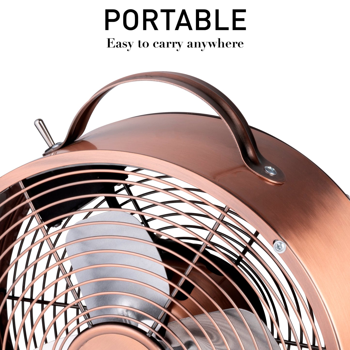 Lifetime Air koperen tafelventilator 20cm - Verkoeling met stijl - Bivakshop