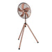Lifetime Air - Staande Ventilator – 45 cm – Koperkleur – Krachtige Luchtstroom (50W) – Statiefmodel - Bivakshop