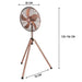 Lifetime Air - Staande Ventilator – 45 cm – Koperkleur – Krachtige Luchtstroom (50W) – Statiefmodel - Bivakshop
