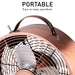 Lifetime Air - Tafelventilator – 20 cm – Energiezuinig (20W) – Compacte Verkoeling voor 230V - Bivakshop