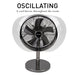 Lifetime Air - Tafelventilator – 30 cm – Antraciet / Gunmetal – Energiezuinig & Krachtig (35W) - Bivakshop