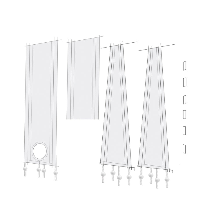 Lifetime Air - Universele Airco Seal Kit – Raamafdichting voor Mobiele Airco – Energiebesparend - Bivakshop