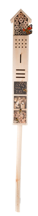Lifetime Garden - Insectenhotel – 160 x 14,5 x 10 cm – Duurzaam en Natuurlijke - Bivakshop