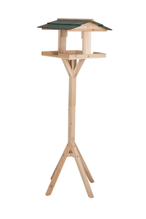 Lifetime Garden – Vogelvoederhuis op Paal – Houten Voederplek – Dakbescherming - Bivakshop