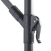 Lifetime - Hangende Parasol 3M – 6 Robuuste Ribben – Stijlvol Taupe - Bivakshop