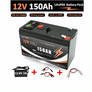 Lithium 12V 150Ah LiFePO4 Deep Cycle Accu – 4000+ Cycli – Betrouwbare Energieopslag - Bivakshop