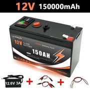 Lithium 12V 150Ah LiFePO4 Deep Cycle Accu – 4000+ Cycli – Betrouwbare Energieopslag - Bivakshop