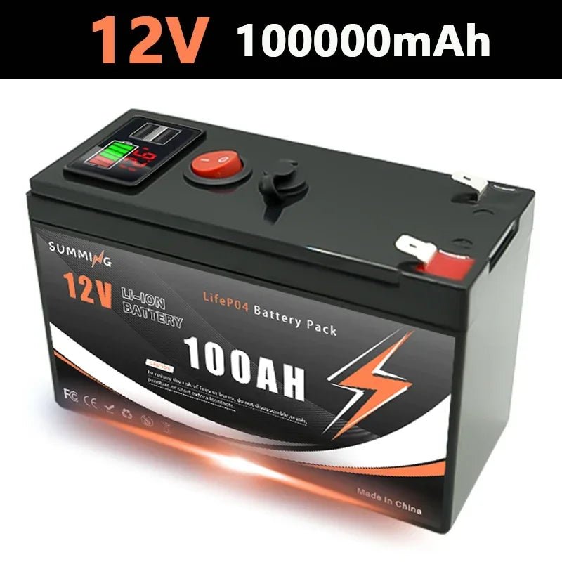 Lithium 12V 150Ah LiFePO4 Deep Cycle Accu – 4000+ Cycli – Betrouwbare Energieopslag - Bivakshop