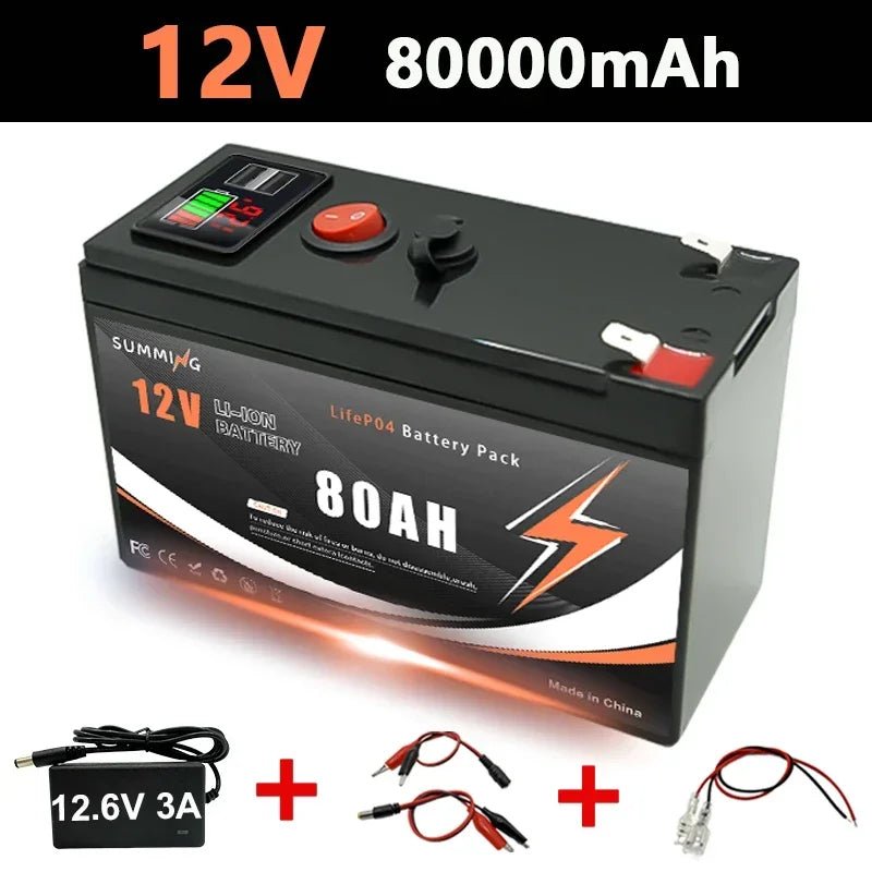 Lithium 12V 150Ah LiFePO4 Deep Cycle Accu – 4000+ Cycli – Betrouwbare Energieopslag - Bivakshop