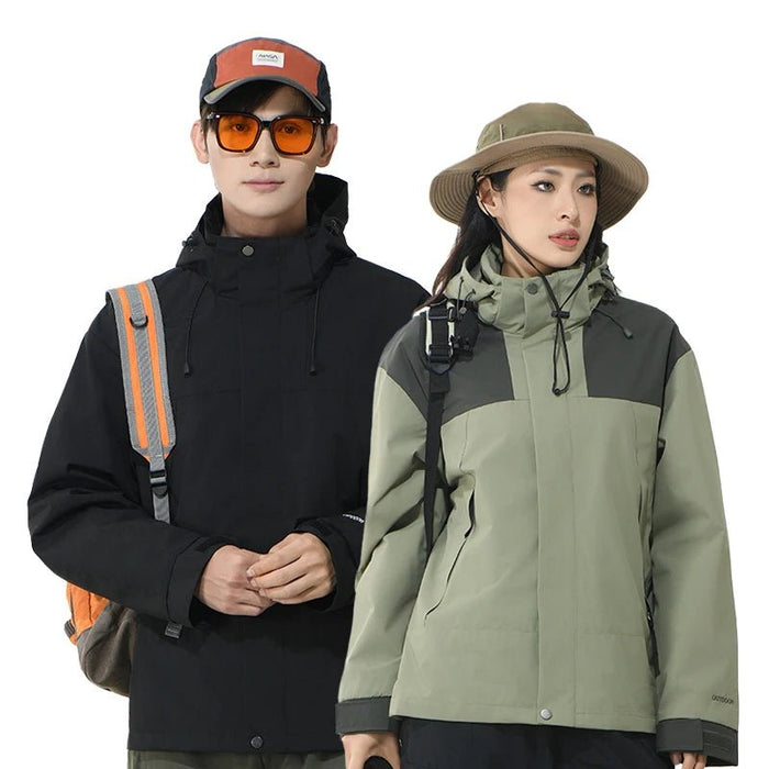 LNGXO unisex waterdichte outdoor jas - Windbreaker voor hiking, klimmen en kamperen - Bivakshop