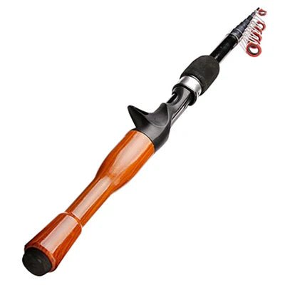 Lokken vishengel - Carbon mini travel lichtgewicht - 1.3m - 1.6m - 1.8m - Bivakshop