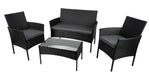 Loungeset Berlin – 4 - delig – Modern & Comfortabel voor Tuin & Terras - Bivakshop