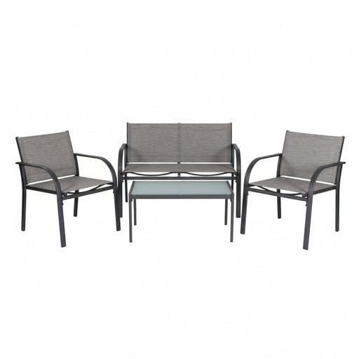 Loungeset Paris – 4 - delig – Comfortabel & Stijlvol voor Tuin & Terras - Bivakshop