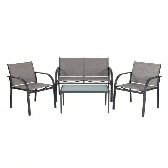 Loungeset Paris – 4 - delig – Comfortabel & Stijlvol voor Tuin & Terras - Bivakshop