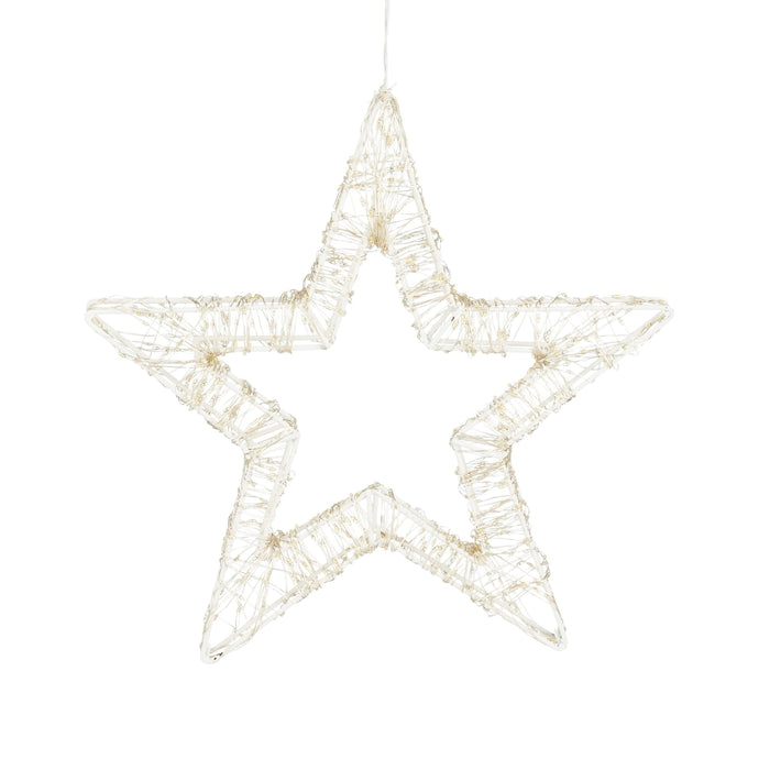 Luca Lighting – Hangende Ster – Ø36 cm – Warm Wit – 800 LED – IP44 Timer - Bivakshop