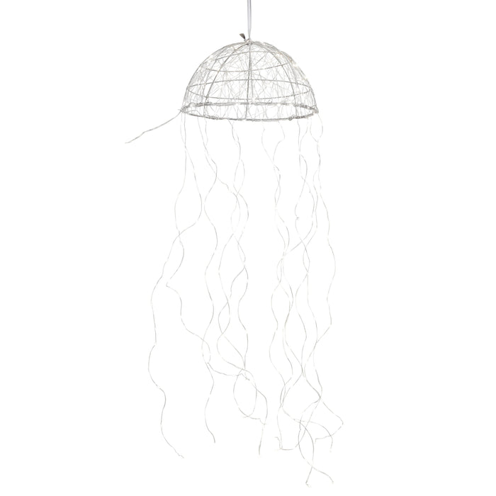 Luca Lighting – 'Jellyfish' Hanglamp – Silver – 160 Warm Witte LED’s – L100 cm (IP44) - Bivakshop