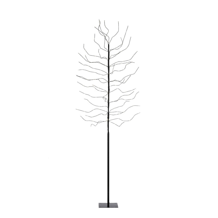 Luca Lighting - LED Sfeertakkenboom zwart (200 cm) – 248 Warm Witte LED’s – IP44 - Bivakshop