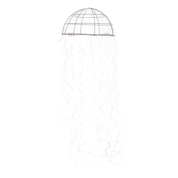Luca Lighting – XL 'Jellyfish' Kroonluchter – Silver – 1280 Warm Witte LED’s – H200 cm (IP44) - Bivakshop