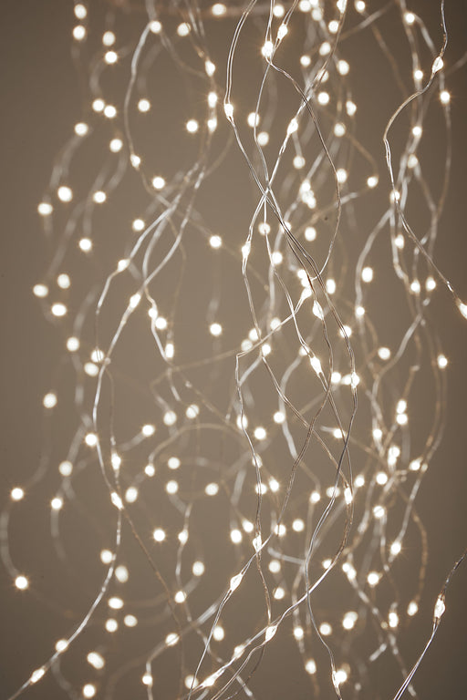 Luca Lighting – XL 'Jellyfish' Kroonluchter – Silver – 720 Warm Witte LED’s – H150 cm (IP44) - Bivakshop