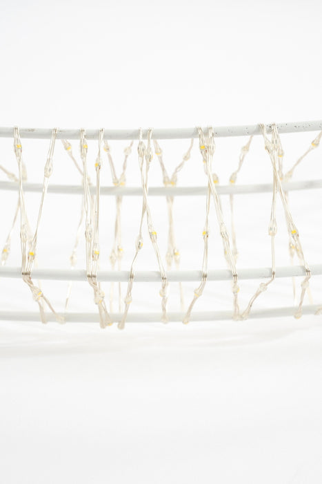 Luca Lighting – XL Verlichte Cirkel Ø56 cm – Wit met 1200 Warm Witte LED’s – IP44 Timer - Bivakshop