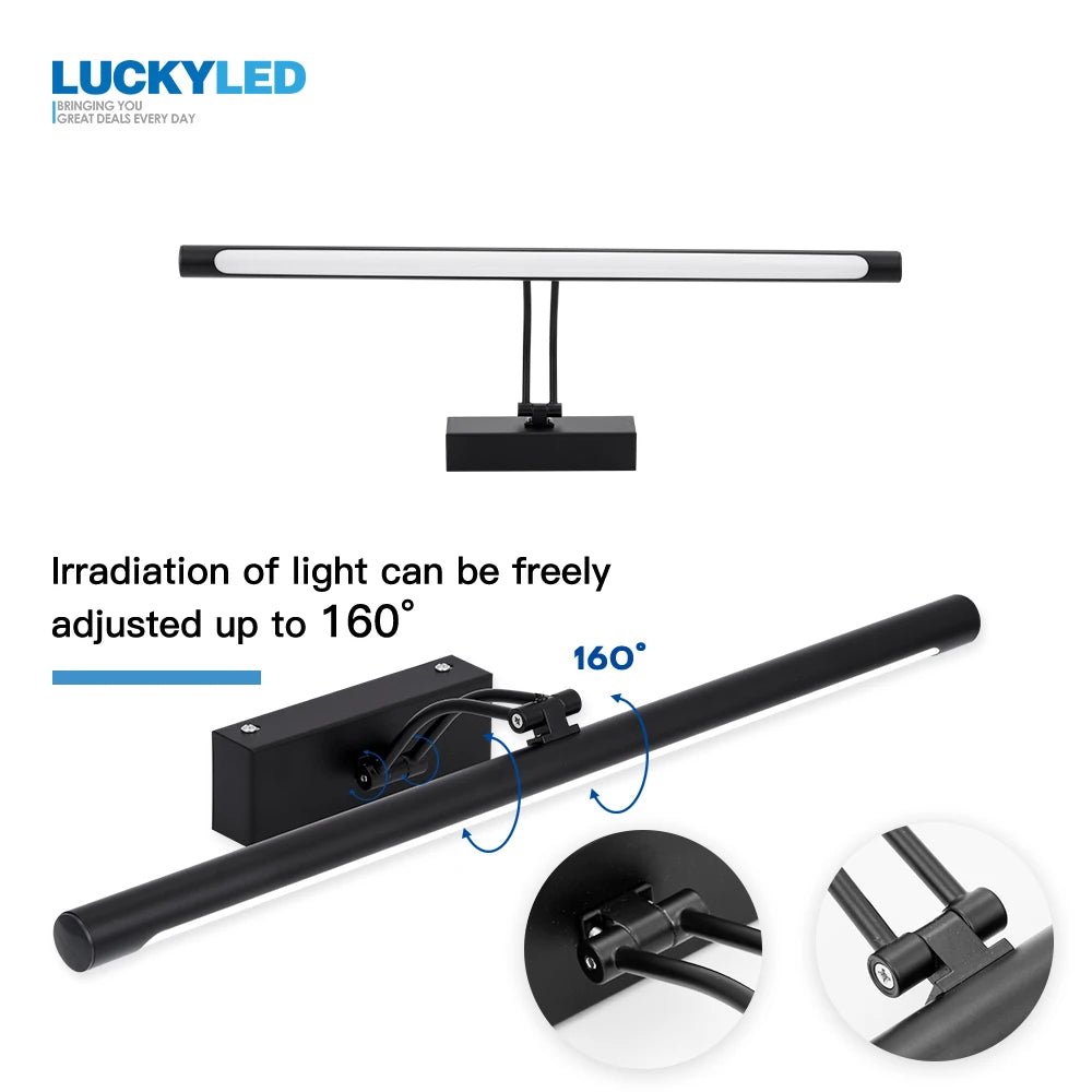 LUCKYLED moderne LED wandlamp - 8W/12W/16W/20W - Voor badkamer en spiegel - Bivakshop