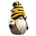 Luxe Bijen Gnome Decoratie – Handgemaakte Plush Kabouter met Zonnebloem – Farmhouse Keukendecoratie - Bivakshop