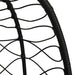 Luxe Ei - vormige Hangstoel Poly Rattan – 91,5x54,5x107 cm – Compact Comfort - Bivakshop