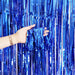 Luxe Glitter Fringe Gordijnen – Tinsel Folie Achtergrond – Diverse Kleuren & Feestthema’s - Bivakshop