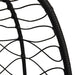 Luxe Hangende Ei Stoel – Poly Rattan & Staal – Inclusief Comfortabel Kussen - Bivakshop