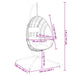 Luxe Hangstoel met Standaard – Rattan & Staal – Exclusief Lounge Comfort - Bivakshop