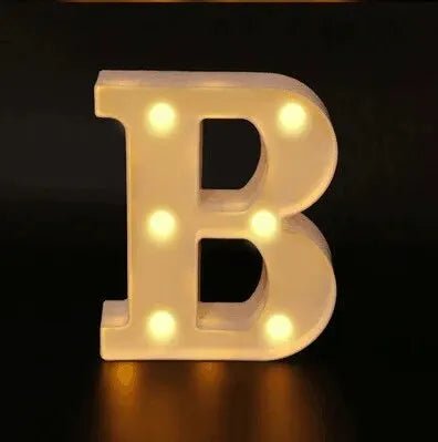 Luxe LED Letter Lamp (A - Z) – Verlichte Letters voor Bruiloft, Verjaardag & Interieur – Sfeerverlichting - Bivakshop